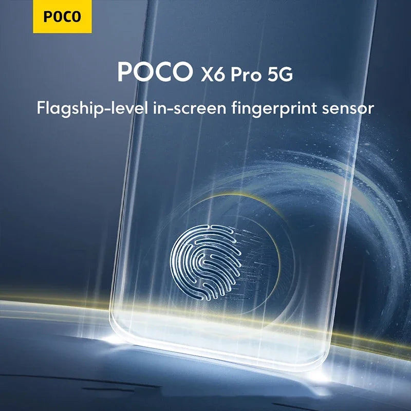 Global Version POCO X6 Pro MediaTek Dimensity 8300-Ultra CrystalRes 120Hz FIow AMOLED Display 64MP Triple Camera OIS 67W 5000mAh