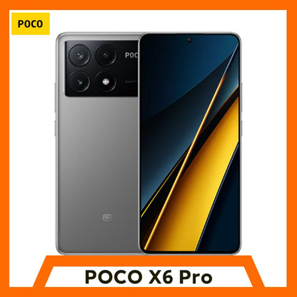 Global Version POCO X6 Pro MediaTek Dimensity 8300-Ultra CrystalRes 120Hz FIow AMOLED Display 64MP Triple Camera OIS 67W 5000mAh