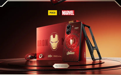 POCO X7 Pro 5G, NFC, Iron Man Edition Red, Dimensity 8400-Ultra, aparat 50 MP, wyświetlacz CrystalRes AMOLED 1.5K 120 Hz, bateria 6000 mAh 