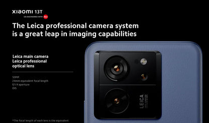 Xiaomi 13T Smartphone,Leica professional optical lens,Powered by 67W turbo charging,Long-lasting 5000mAh battery