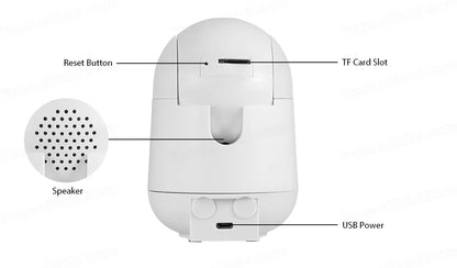 Kamera Fuers 5MP WiFi Tuya Smart Home Indoor Bezprzewodowa kamera IP do monitoringu Wykrywanie AI Automatyczne śledzenie Bezpieczeństwo Monitor dla niemowląt