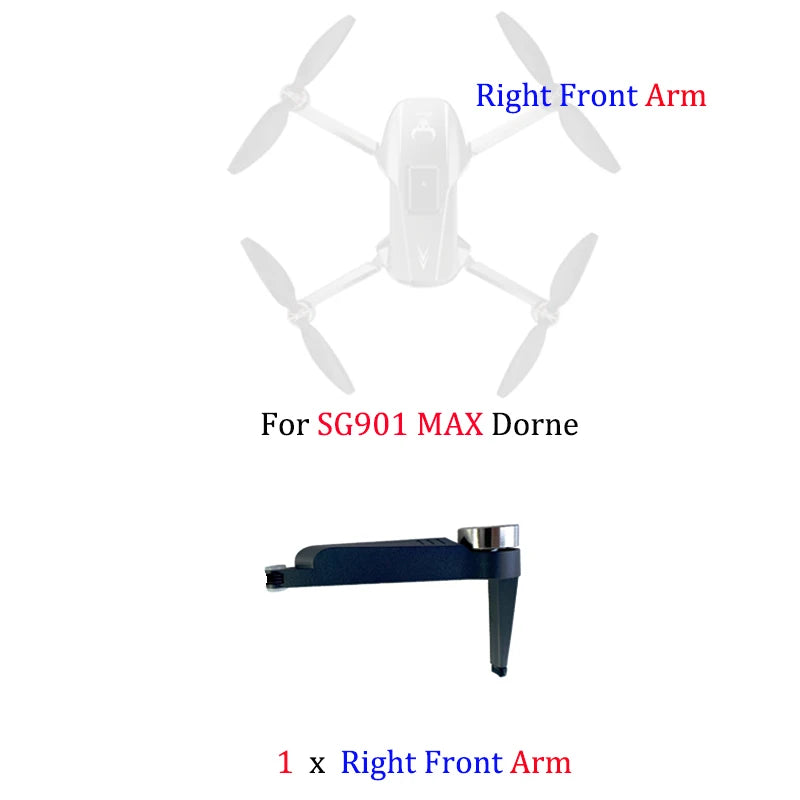 ZLL SG901 MAX Korpus główny / Zdalne sterowanie / Ramię / Śmigło Szybkozłączka Śmigła Ostrze SG901 PRO Części zamienne do dronów Zabawki Akcesoria