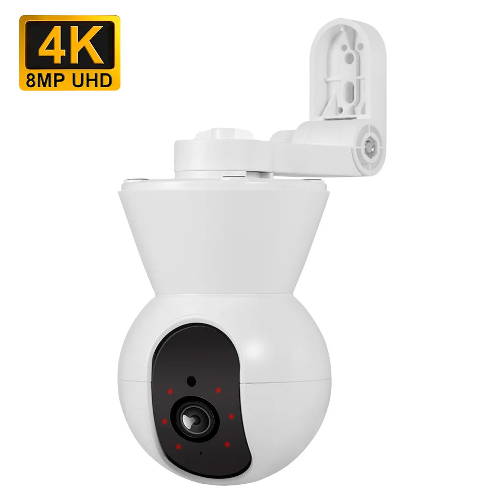 KERUI 4K 8MP Tuya Smart Mini WiFi IP Camera Auto Tracking Video Home Security Surveillance Cat Pets Dog Camera Baby Monitor