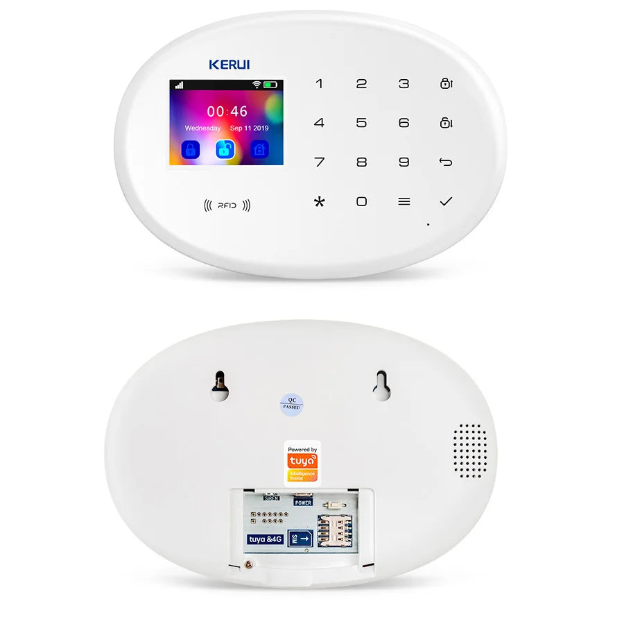 KERUI Alarm System For Home Burglar Security 433MHz WiFi GSM Alarm Wireless Tuya Smart House App Control Motion Detector Sensor