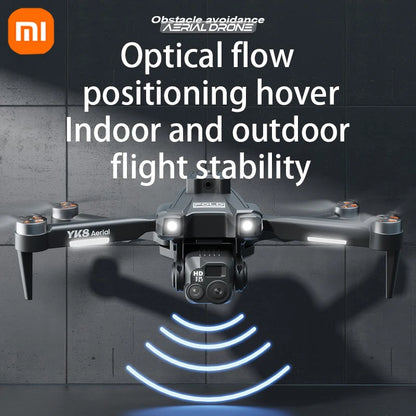 Xiaomi YK8 Drone 8K HD Professional 360 ° Przeszkoda Składany Unikanie 5G WIFI Fotografia Lotnicza Silnik Bezszczotkowy RC Quadcopter