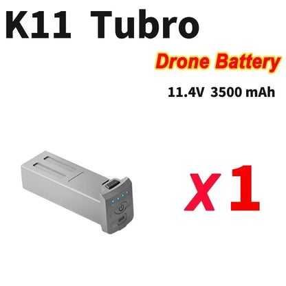 Akumulator 11,4 V 3500 mAh przeznaczony TYLKO do drona K11 Tubro.