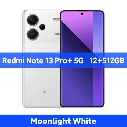 Global Version Xiaomi Redmi Note 13 Pro Plus 5G Smartphone 256GB / 512GB ROM 200MP OIS Camera 120W HyperCharge 6.67" AMOLED