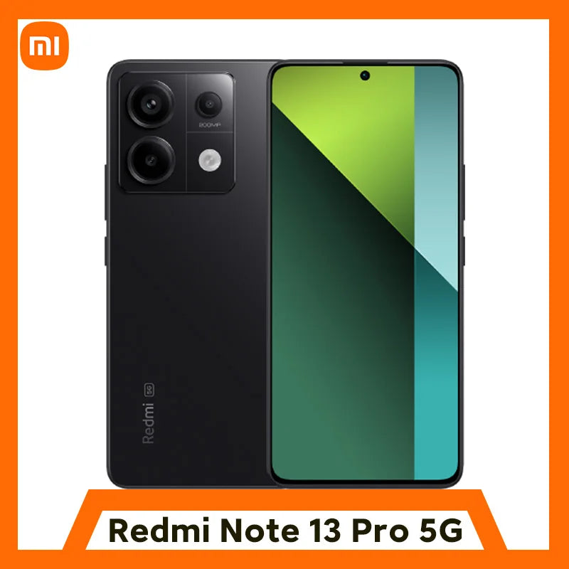 Global Version Xiaomi Redmi Note 13 Pro 5G Smartphones NFC Snapdragon 7s Gen 2 120Hz AMOLED Display 200MP Camera 67W Charging