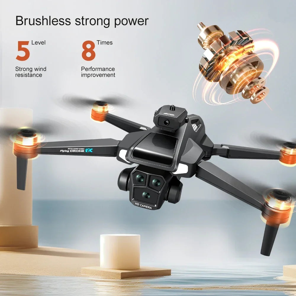 Dla xiaomi M22 Pro Max Drone Brushless Motor 8K Professional Dual HD Aerial Photography FPV Obstacle Avoidance Quadrotor