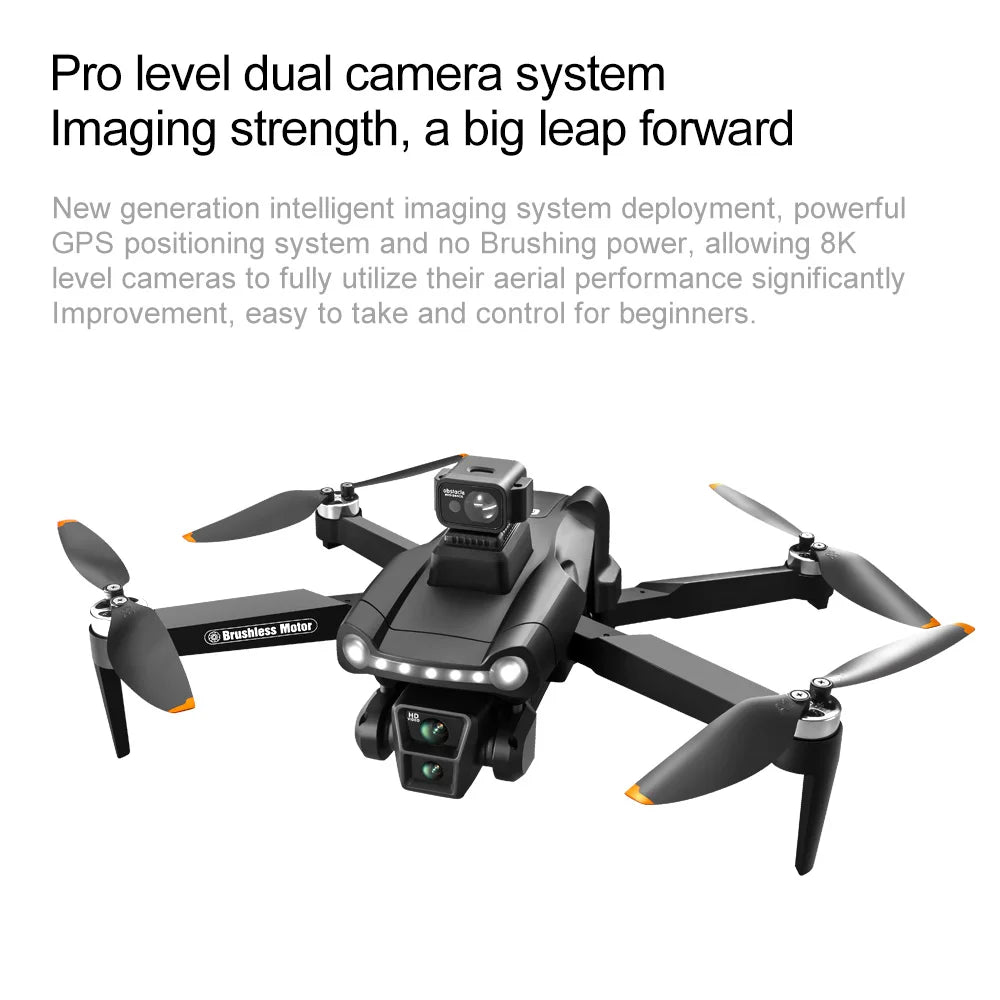 V198 GPS Drone For Xiaomi with 8k professional HD camera 5G WiFi Obstacle Avoidance Optical Flow Brushless Foldable Quadcopter