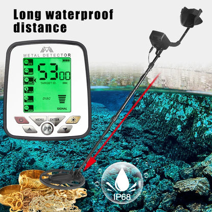 MD-5032 Newest Metal Detector Metal Detecting Pinpoint Waterproof Search Coil High Performance Underground Treasure Hunter