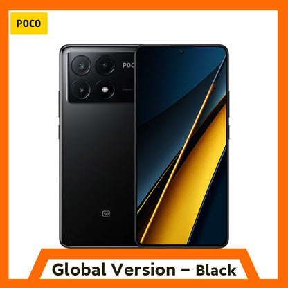 Global Version POCO X6 Pro MediaTek Dimensity 8300-Ultra CrystalRes 120Hz FIow AMOLED Display 64MP Triple Camera OIS 67W 5000mAh