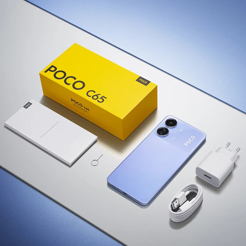 Global Version POCO C65 NFC 6GB+128GB/8GB+256GB MediaTek Helio G85 6.74" 90Hz Display 50MP Triple Camera 5000mAh Battery