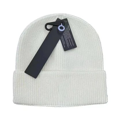 New Knitted Hat Women Trendy Autumn Winter Warm Knitted Hat With Original Logo Couple's Warm Ski Windproof Hat Fashion Headgear