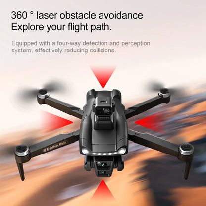 V198 GPS Drone For Xiaomi with 8k professional HD camera 5G WiFi Obstacle Avoidance Optical Flow Brushless Foldable Quadcopter