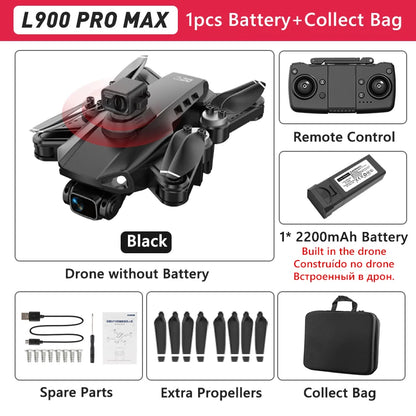 L900 PRO SE Drone 4K Professional GPS 5G WIFI Brushless Motor Dual Camera Dron Fodable RC Quadcopter FPV Helicopter L900 SE MAX