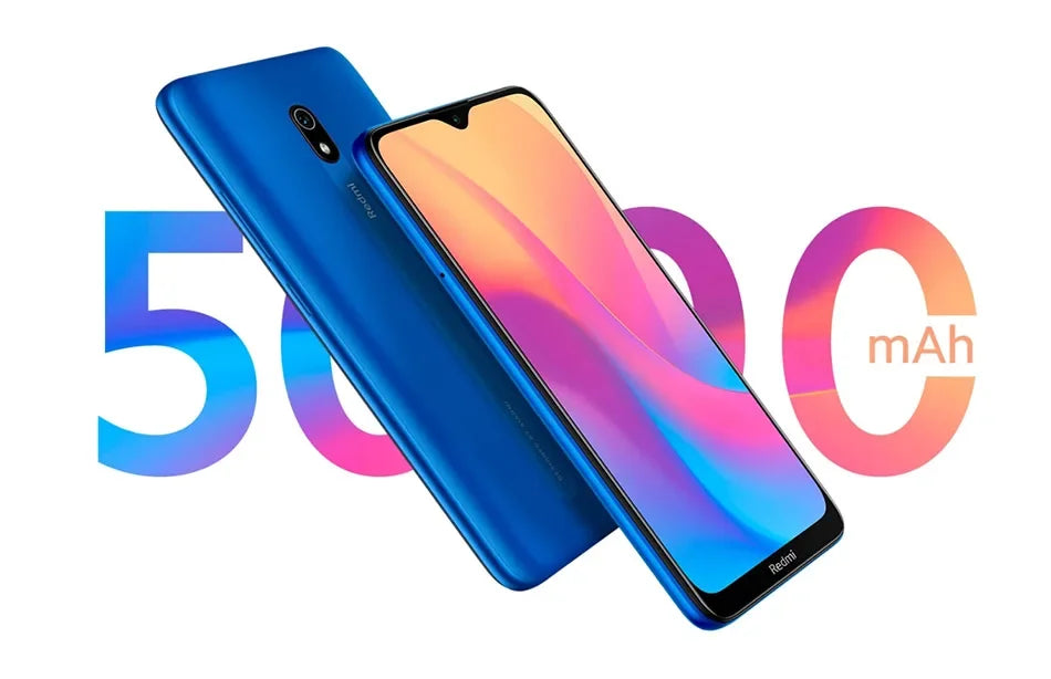 Xiaomi Redmi 8A smartfon 4G 64G Globalne oprogramowanie układowe 5000mAh 6,22 cala Snapdargon 439 12MP 18W Rozpoznawanie twarzy używany telefon