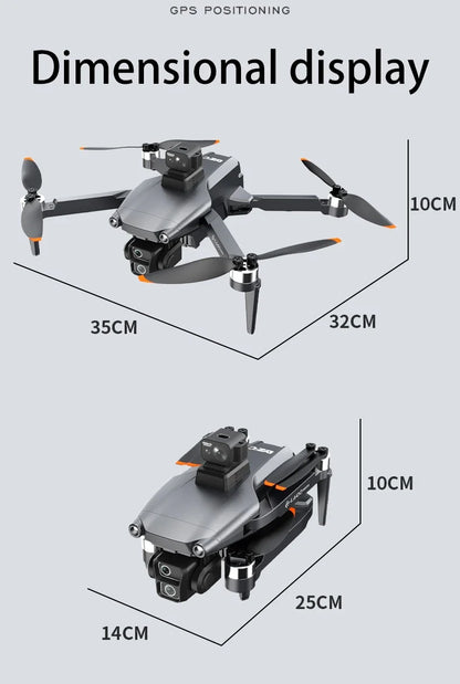 Dron JHD LYZRC L600-1 PRO GPS 25fps HD Podwójna kamera EIS 360 Omijanie przeszkód Zdalne sterowanie z ekranem Dron L600-1 Pro