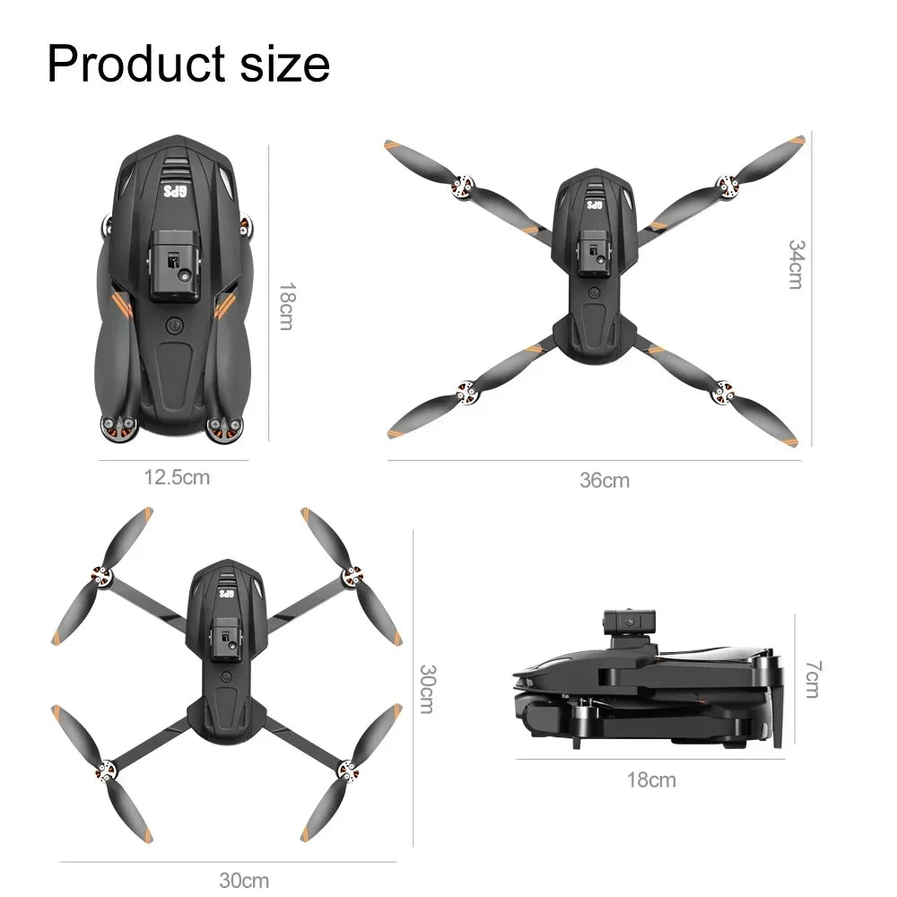 XIAOMI MIJIA V168 Dron 8K GPS Profesjonalna fotografia lotnicza HD Podwójny aparat Wielokierunkowy unikanie przeszkód Dron Oryginalny