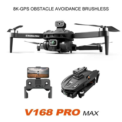 XIAOMI MIJIA V168 Dron 8K GPS Profesjonalna fotografia lotnicza HD Podwójny aparat Wielokierunkowy unikanie przeszkód Dron Oryginalny