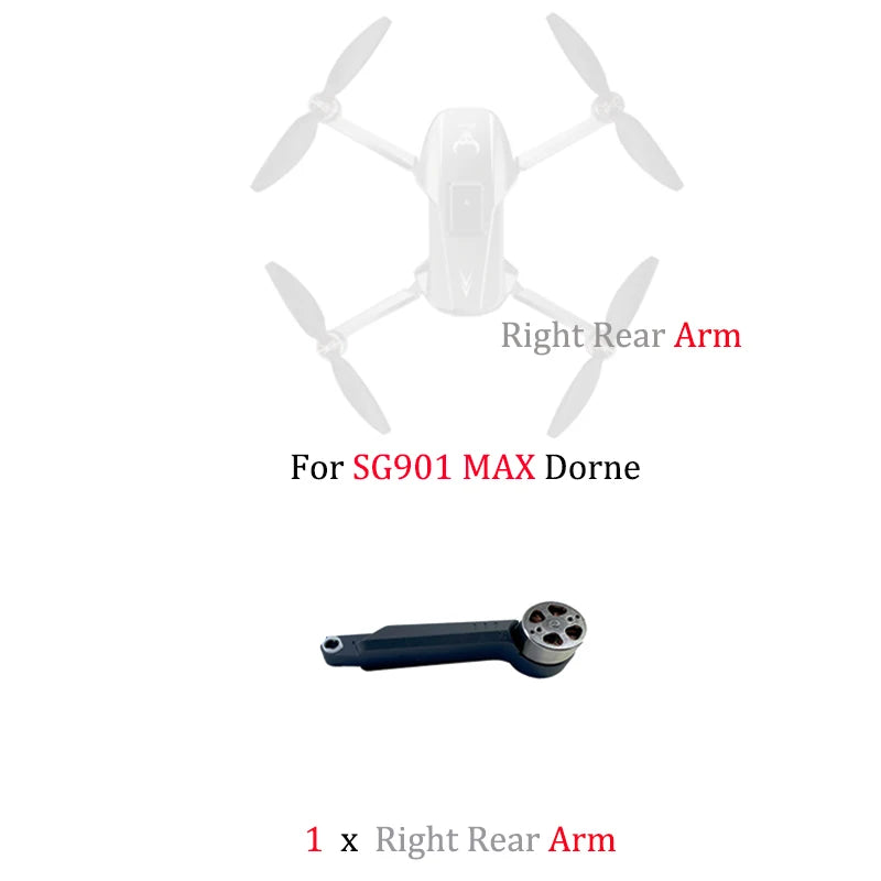 ZLL SG901 MAX Korpus główny / Zdalne sterowanie / Ramię / Śmigło Szybkozłączka Śmigła Ostrze SG901 PRO Części zamienne do dronów Zabawki Akcesoria