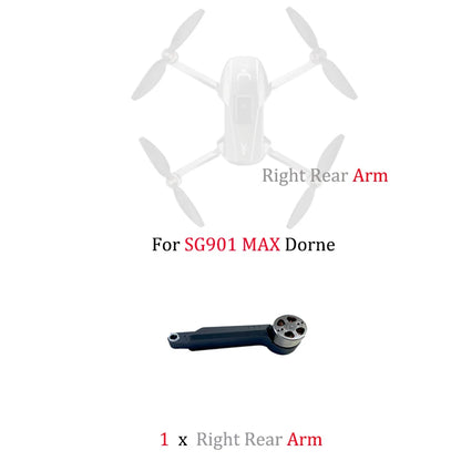 ZLL SG901 MAX Main Body / Remote Control / Arm / Propeller Quick Release Props Blade SG901 PRO Dron Spare Parts Toys Accessories