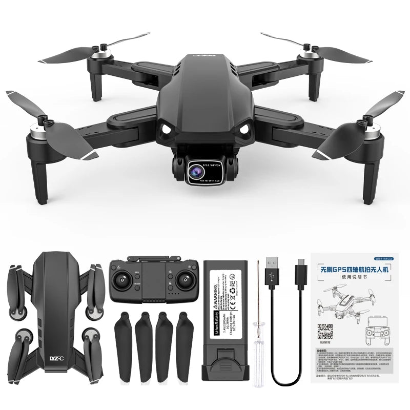 Dron L900 PRO SE 4K Profesjonalny GPS 5G WIFI Bezszczotkowy silnik Podwójna kamera Dron Składany RC Quadcopter FPV Helikopter L900 SE MAX