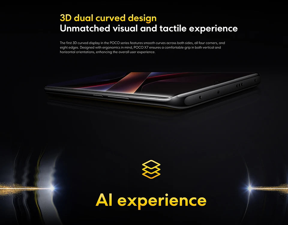 New POCO X7 Global Version Smartphone Dimensity 7300-Ultra 6.67" 1.5K 120Hz AMOLED Display 5110mAh 45W Charge 5G NFC