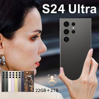 S24 Ultra 7.3HD Mobile Phones Original Smartphone 5G Dual SIM Android 14 Cell Phone Snapdragon 8 gen 3 Global Version Cellphones