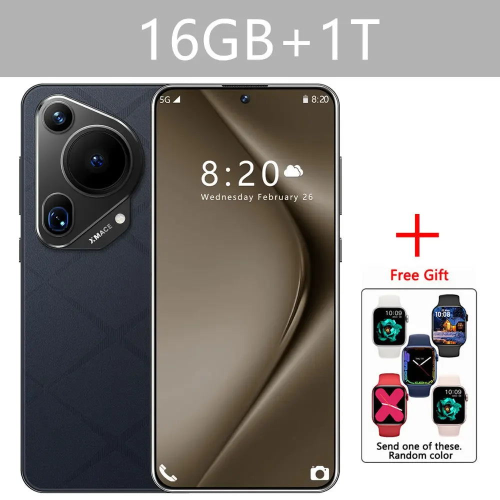 P70 Ultra Smartphone 7.3inch Global Version Android14 Original Mobile Phone Snapdragon 8 gen 3 Cell Phone 5G Dual Sim Cellphones