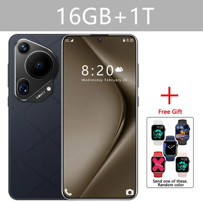 P70 Ultra Smartphone 7.3 cala Globalna wersja Android14 Oryginalny telefon komórkowy Snapdragon 8 gen 3 Telefon komórkowy 5G Dual Sim Telefony komórkowe