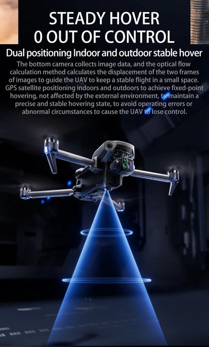 Nowy styl P7 MAX Profesjonalny GPS Dron z kamerą 8K 3-osiowy gimbal 360 Omijanie przeszkód Ekran dotykowy FPV Bezszczotkowy RC Dron