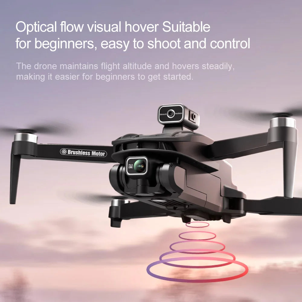 New V168 Drone Professinal Three Camera 8K Wide Angle Optical GPS Localization Four-way Obstacle Avoidance Quadcopter For XIAOMI