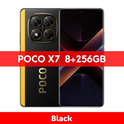 New POCO X7 Global Version Smartphone Dimensity 7300-Ultra 6.67" 1.5K 120Hz AMOLED Display 5110mAh 45W Charge 5G NFC