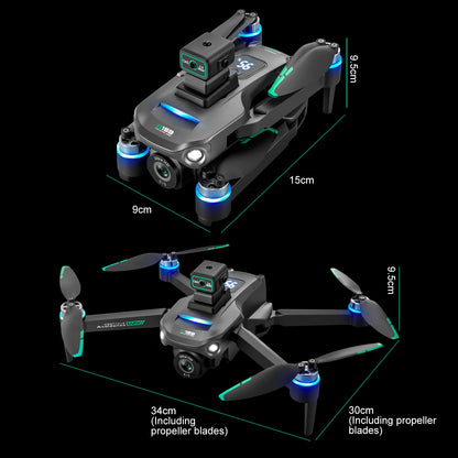 2024 Nowy S159 Drone Professional 8k Kamera Czteroosiowa Fotografia Lotnicza Z Ekranem Zdalne Sterowanie 5G WIFI GPS FPV Dron RC 5000M