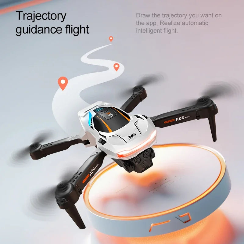 10000m A88 Drone 5G 8K Profesional GPS HD Dual Camera Aerial Photography 360 Obstacle Avoidance Flow Position Quadcopter 2024