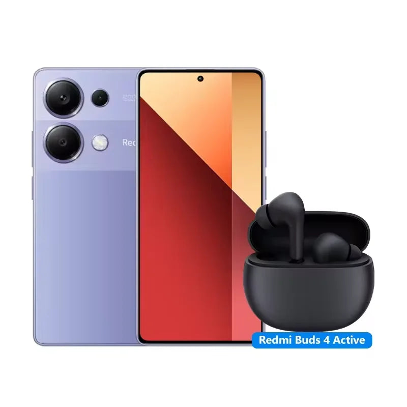 Global Version Xiaomi Redmi Note 13 Pro 4G 200MP OIS Camera 67W Helio G99 Ultra Smartphone 5 NFC 120Hz AMOLED