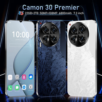 Global version Camon 30 Premier smartphone 7.3Inch HD 2400*3200 22GB+2TB 2400*3200 5G Gaming Phone Dual SIM Phone Snapdragon 888